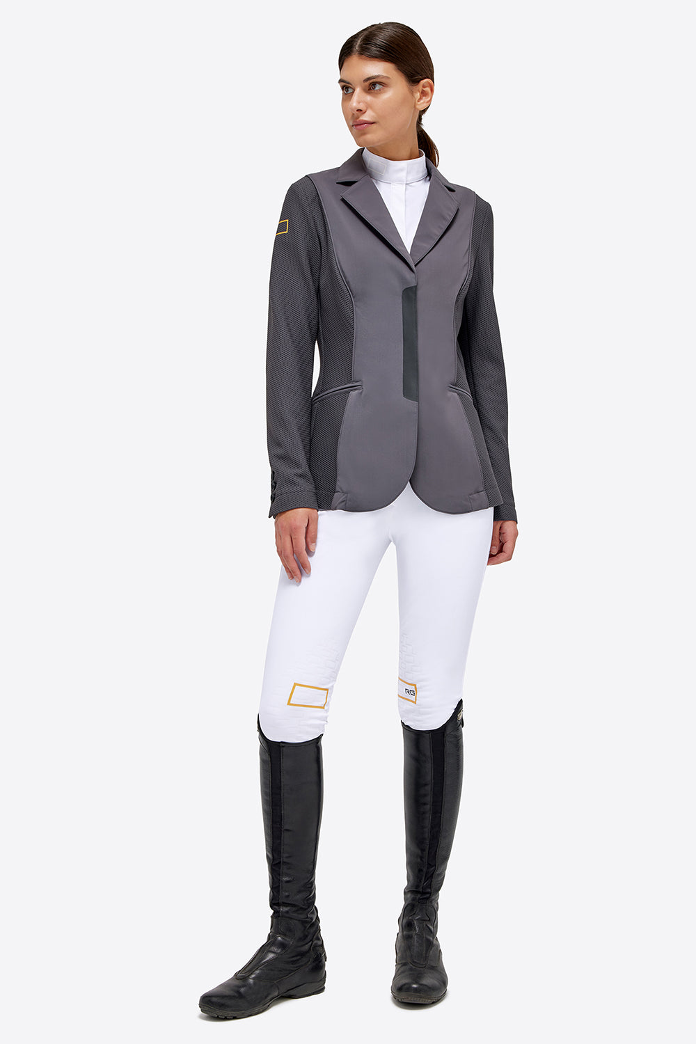 RG Womens Jersey And Mesh Zip Riding Jacket