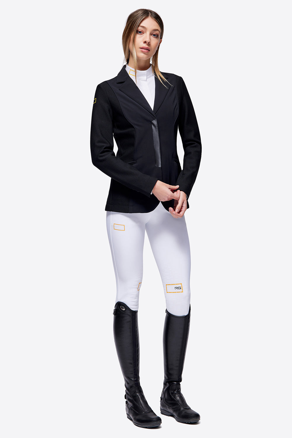 RG Womens Jersey And Mesh Zip Riding Jacket