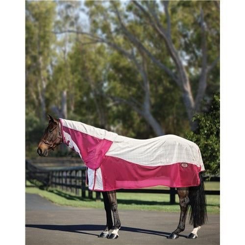 Kool Master Air Max Horse Rug Combo - White/Pink