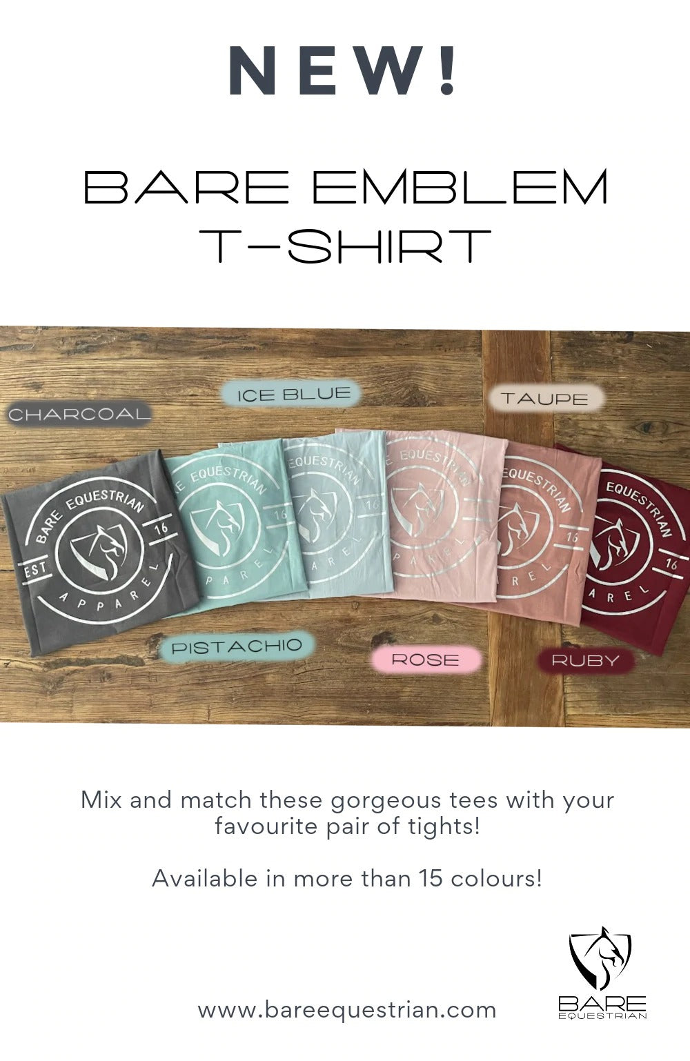 BARE Emblem T-Shirt - Rose