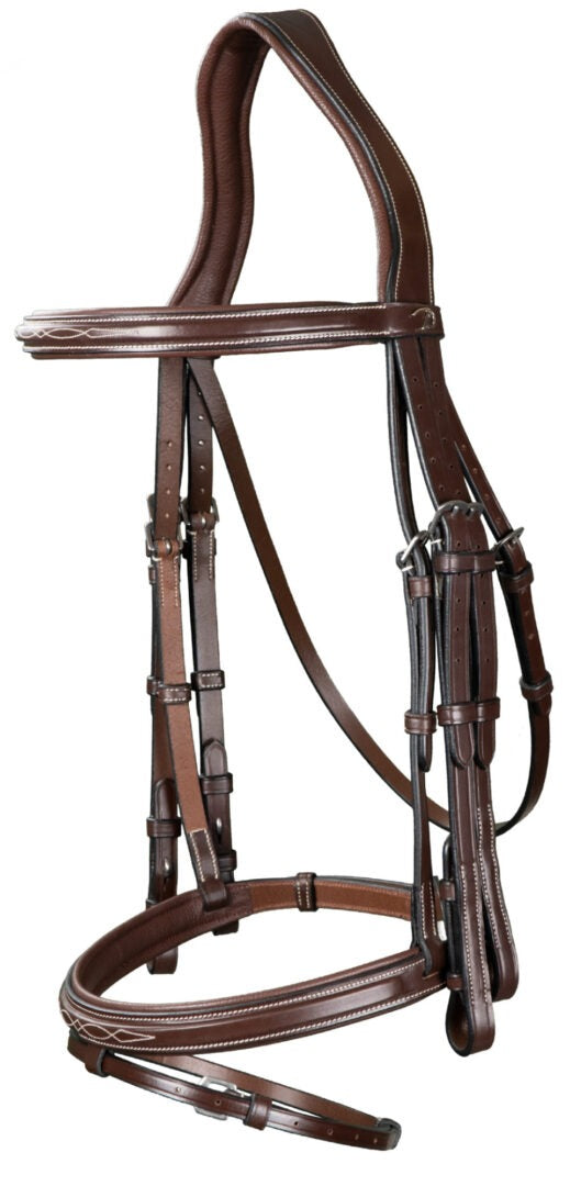 Dy'on US Jumping Collection Flash Noseband Double Bridle