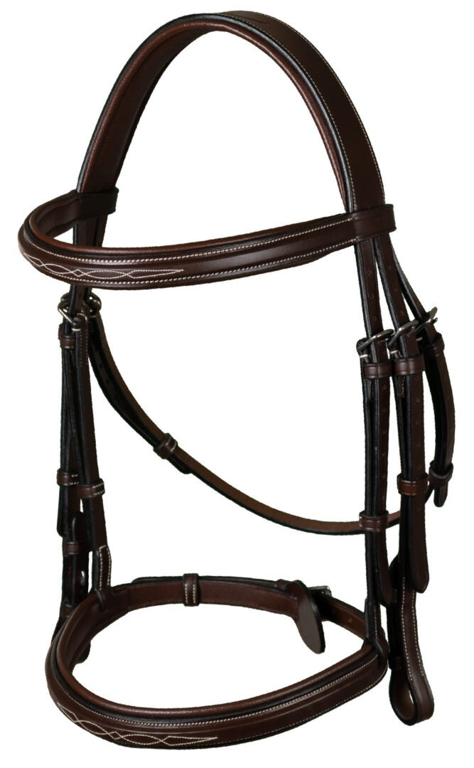 Dy'on US Hunter Collection Cavesson Noseband Bridle
