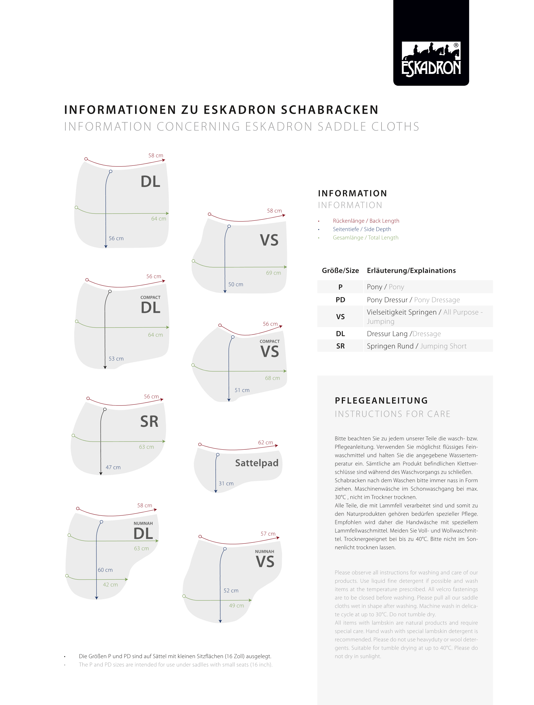 Eskadron Performance Contrast Saddle Pad