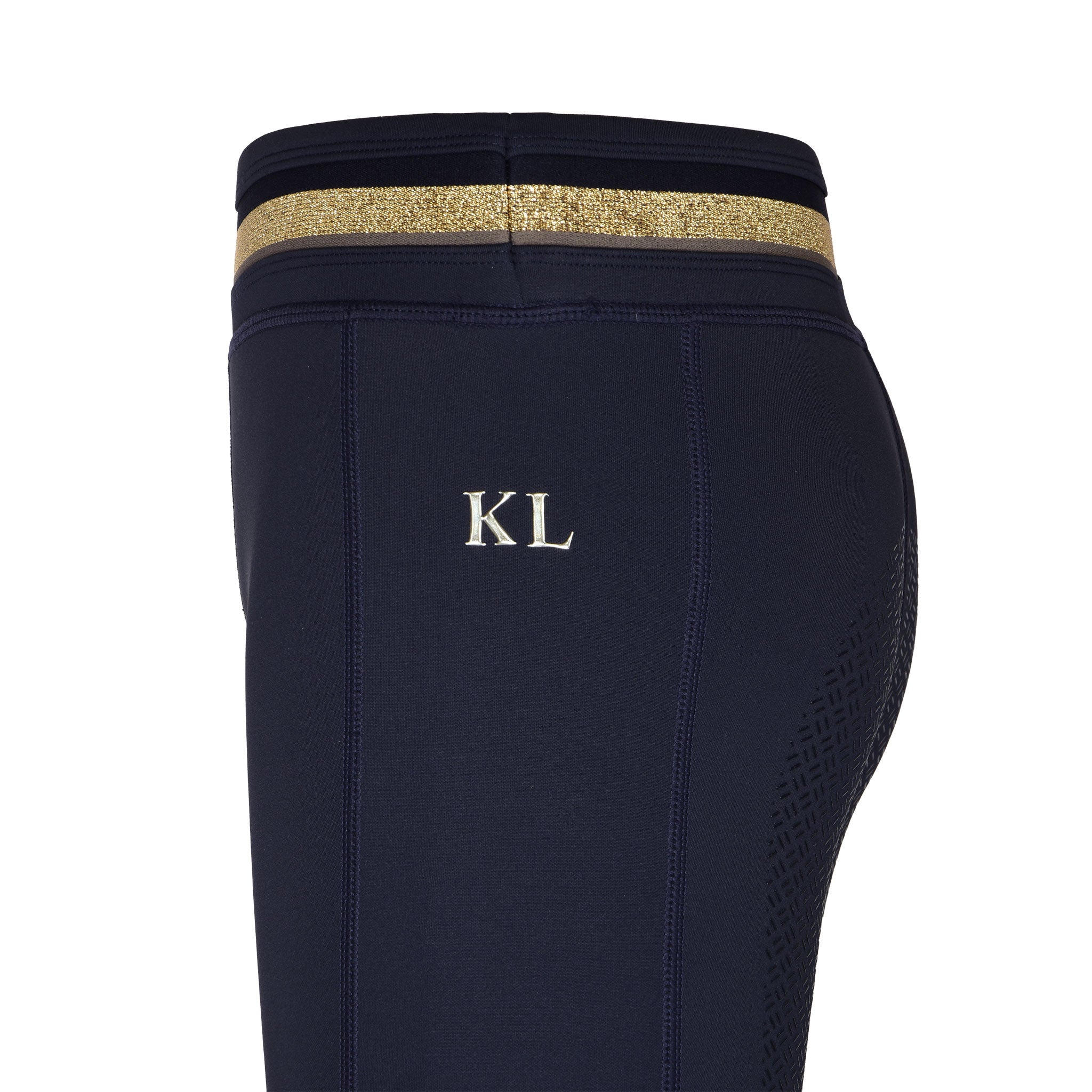 KLkattie F-Tec4 F-Grip Tights - Navy with Gold