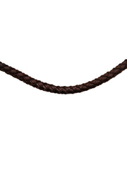 Lumiere Plaited and Rolled Browband - Brown